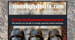 Desktop Screenshot of ironskyhelmets.com